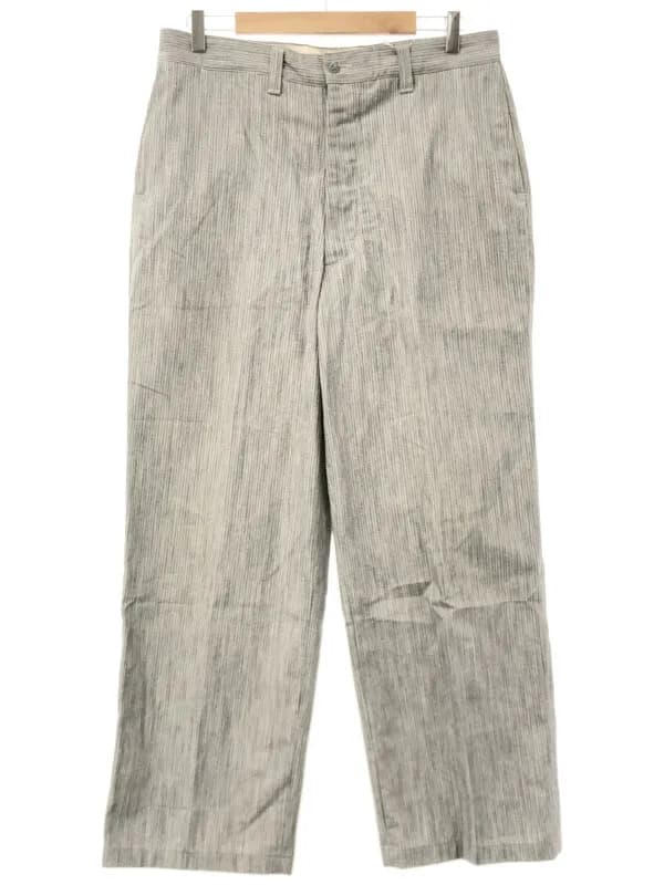 AtLast&Co アットラスト WOOL TROUSERS STRIPE ストライプ トラウザーパンツ