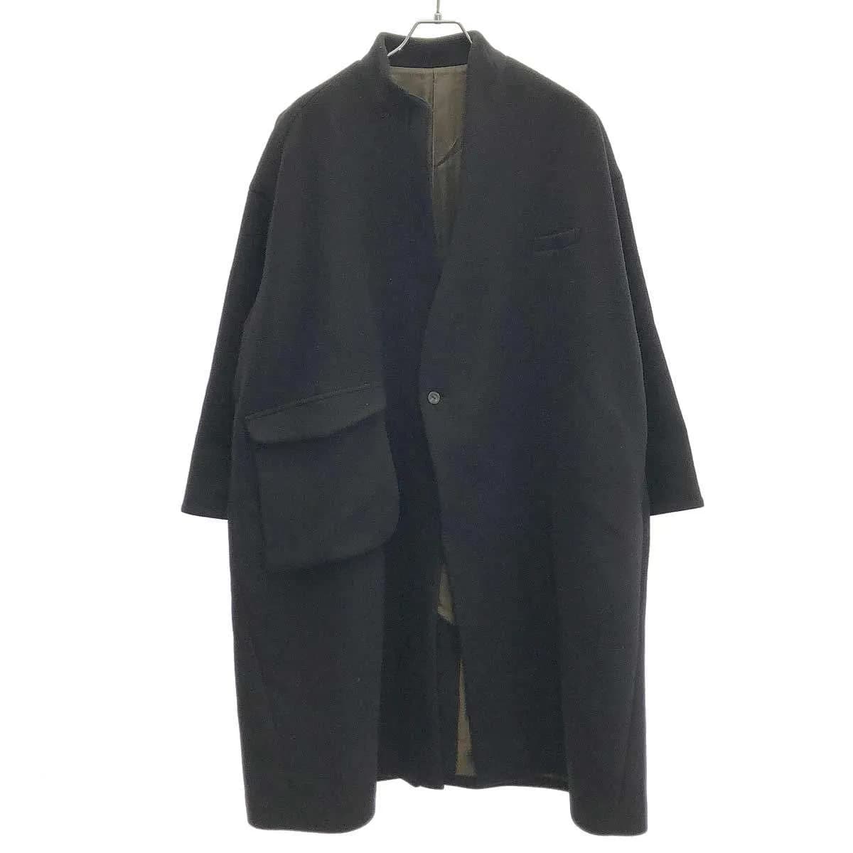 Ka na ta カナタ 2020 coat ノーカラーウールコート