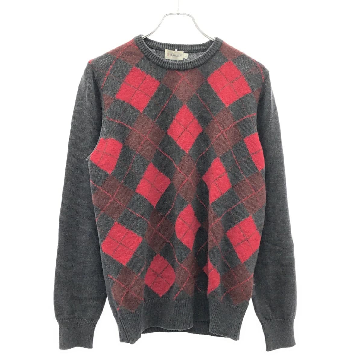 MONCLER モンクレール MAGLIONE アーガイルニットセーター A20919024000