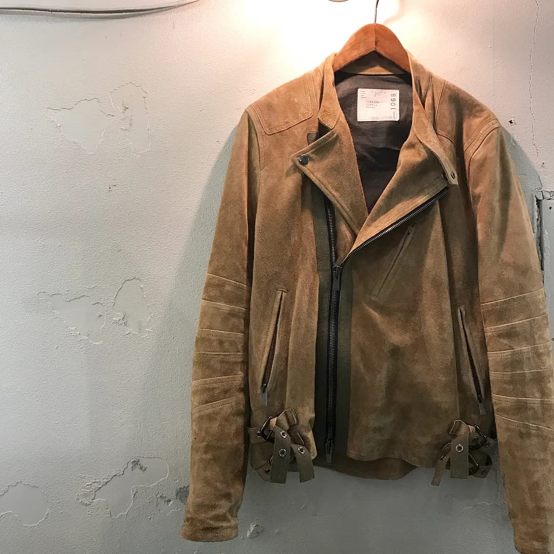 sacai SACAI 16AW SUEDE RIDERS JACKET