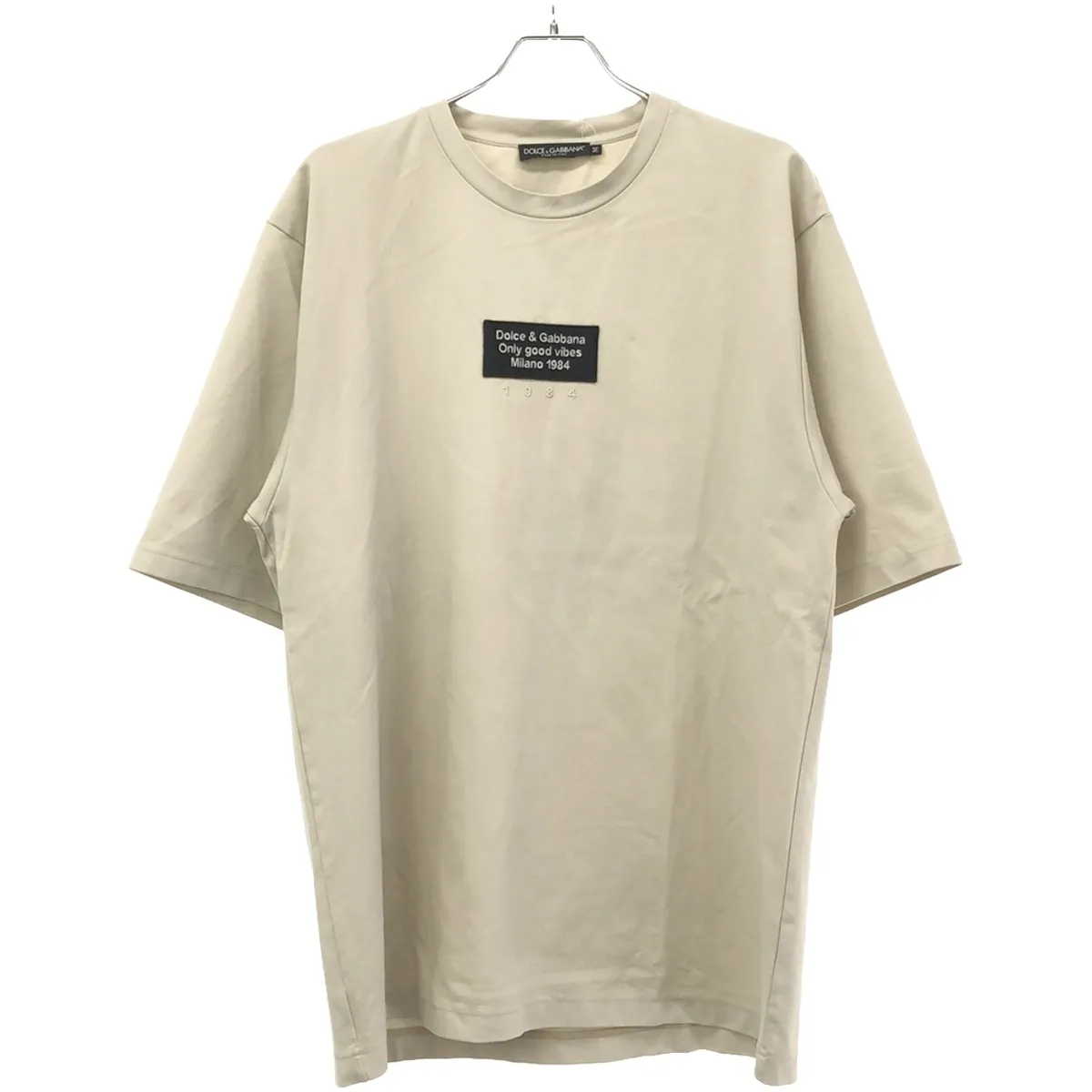 DOLCE&GABBANA ドルチェ&ガッバーナ ロゴプリントオーバーサイズTシャツ G8MZ0Z FUGK4