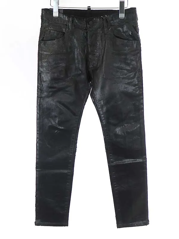 DSQUARED2 ディースクエアード 17SS SKATER JEAN コーティング加工デニムパンツ