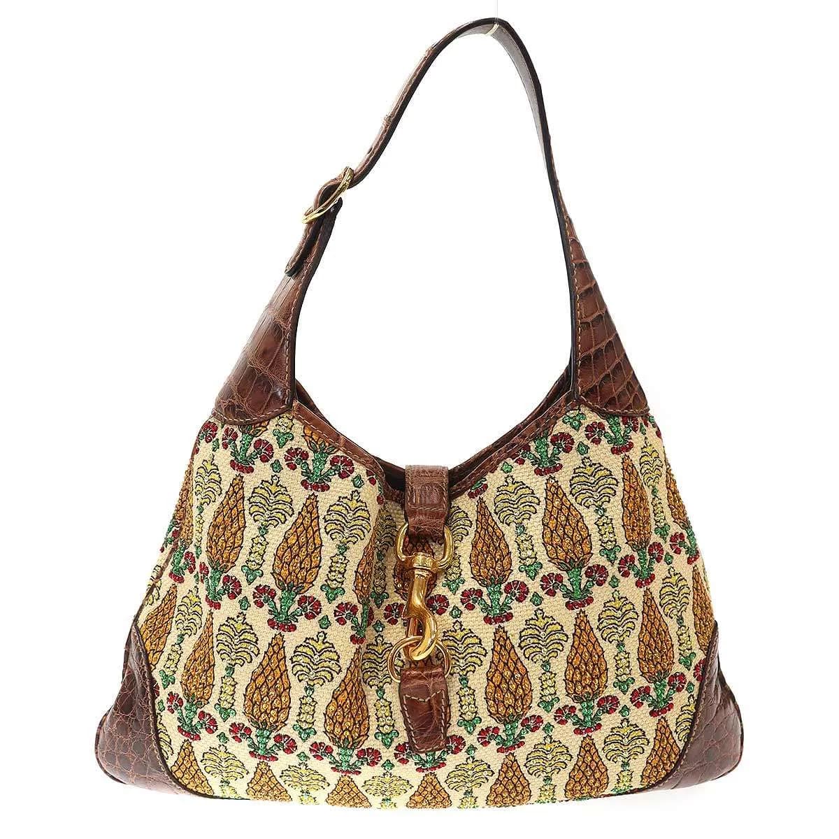 GUCCI グッチ Jackie Stone Pineapple Bag ジャッキー ビジューパイナップル デザインバッグ 493492