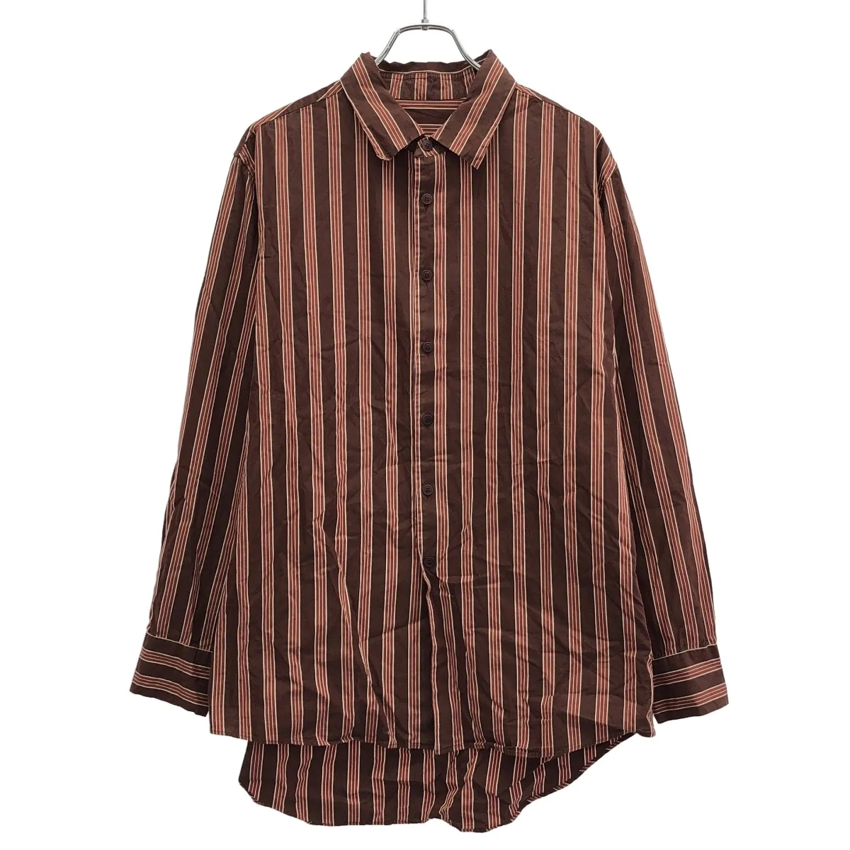 CASEY CASEY ケイシー ケイシー 23SS FABIANO SHIRT PAPER STRIPE コットンペーパーストライプシャツ