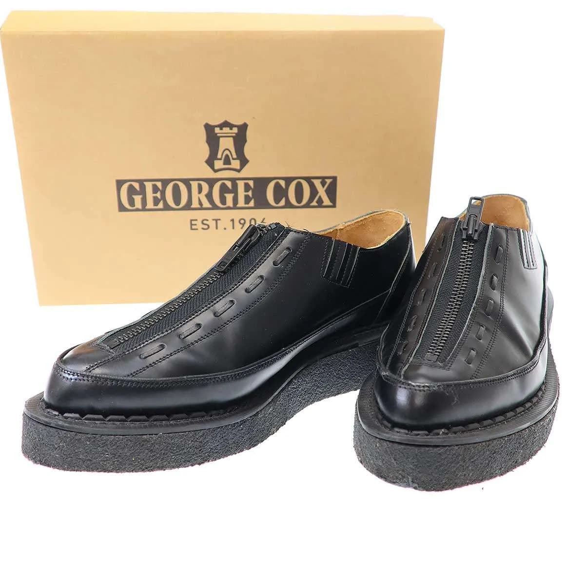 COMME des GARCONS コムデギャルソンオムプリュス×ジョージコックス 20AW ZIP SLIP-ON センタージップスリッポンシューズ