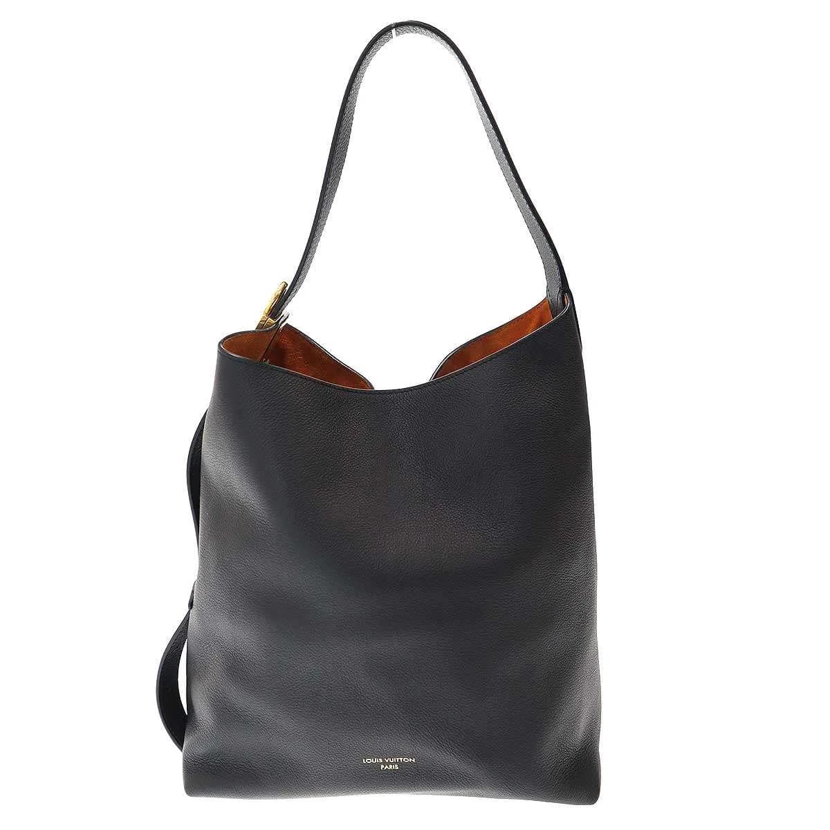 LOUIS VUITTON ルイヴィトン M24856 ロウキー・ホーボー MM グレインカーフレザーワンショルダーバッグ