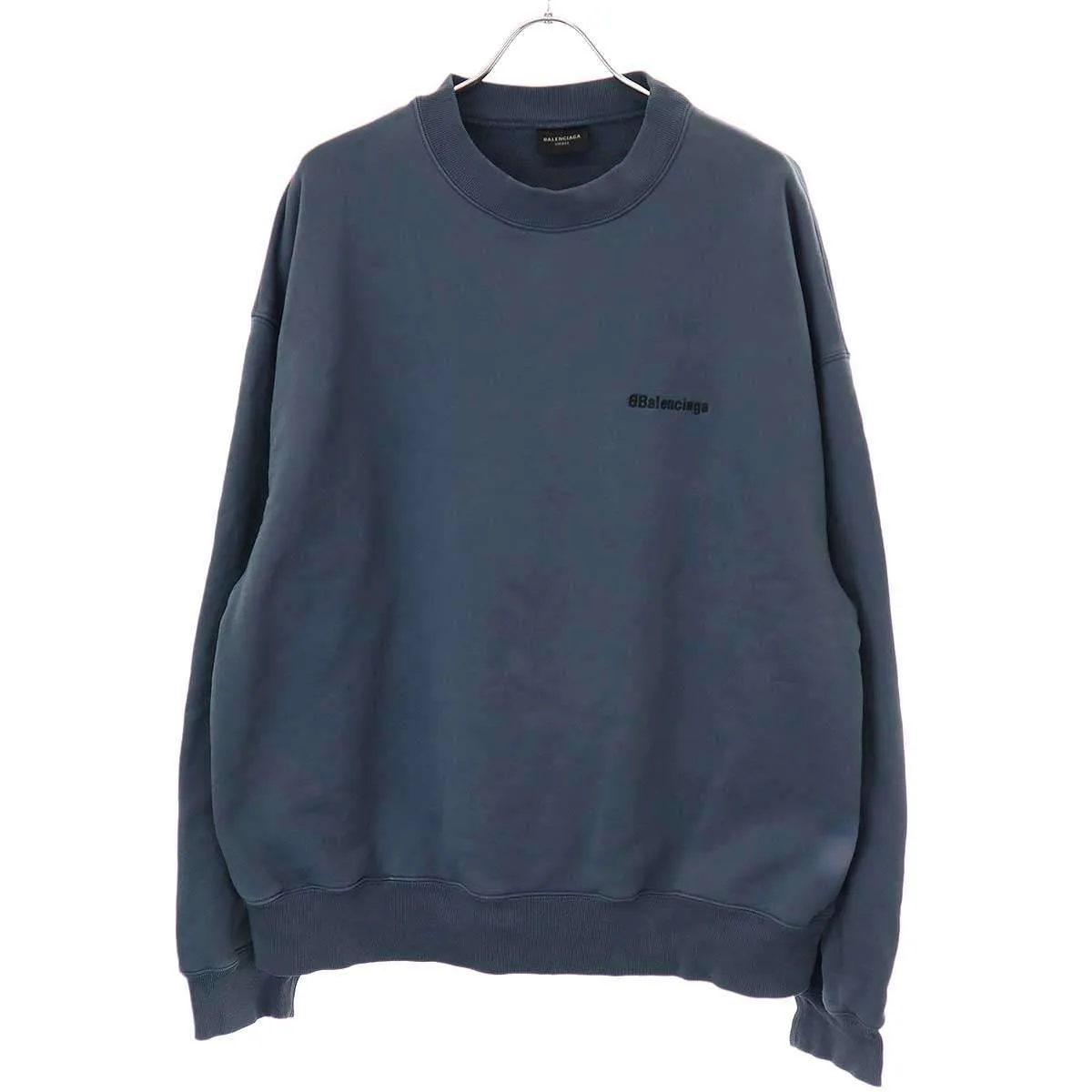 BALENCIAGA バレンシアガ 22AW ヴィンテージウォッシュ エンブロイダリースウェットトレーナー