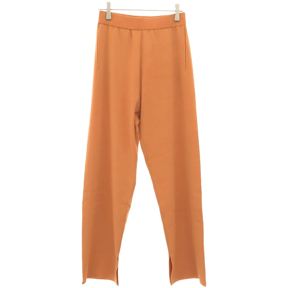 AURALEE オーラリー 23SS WOOL RECYCLE POLYESTER HIGH GAUGE RIB KNIT PANTS ニットパンツ