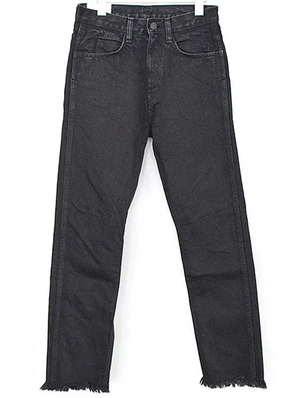 FUMIKA UCHIDA フミカウチダ HIGH WAIST DENIM SLIM PT 裾カットオフデニムパンツ