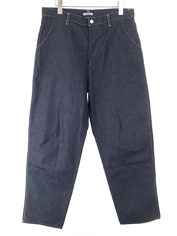 AURALEE オーラリー 21SS HARD TWIST LIGHT DENIM PANTS デニムパンツ