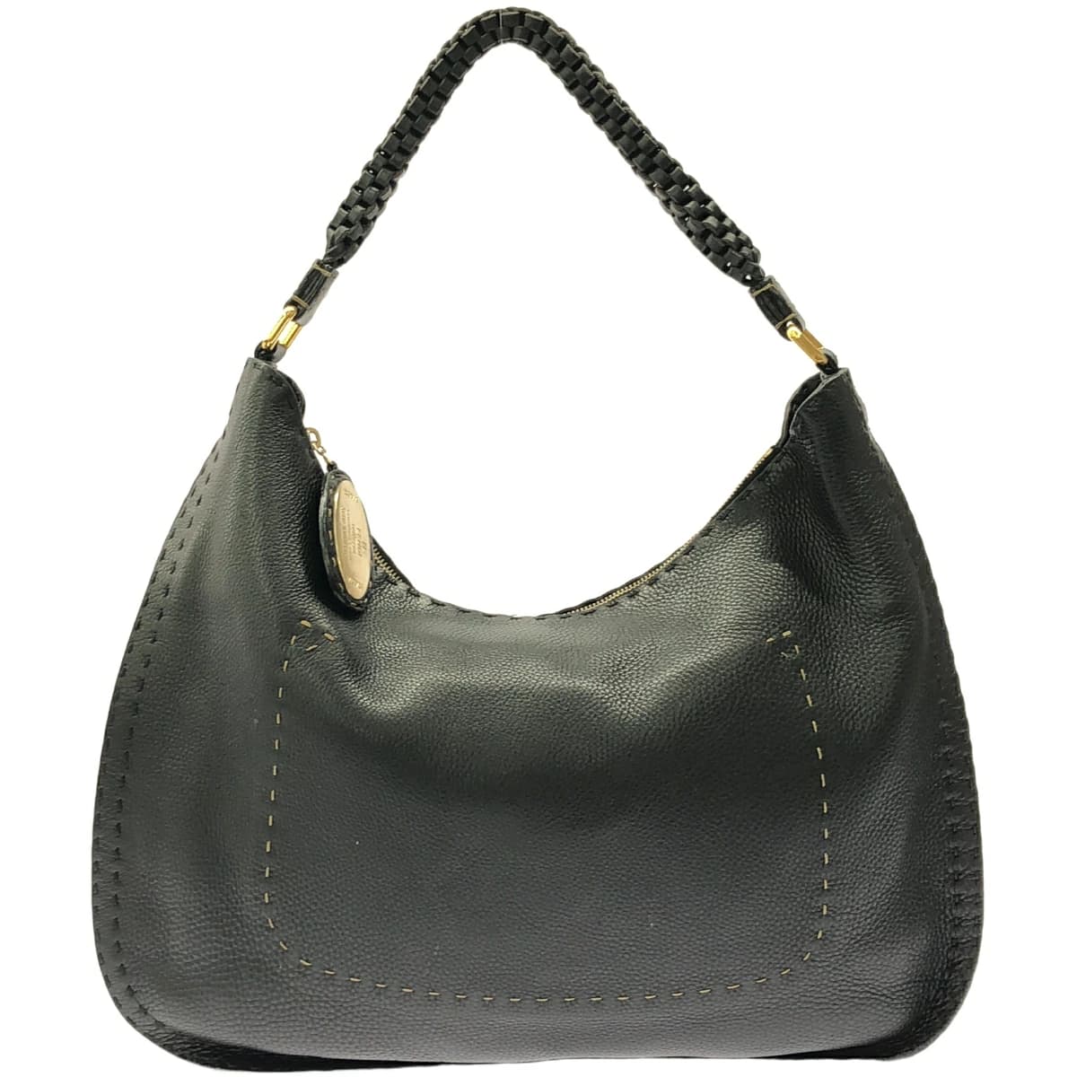 FENDI フェンディ セレリア レザーハンドバッグ