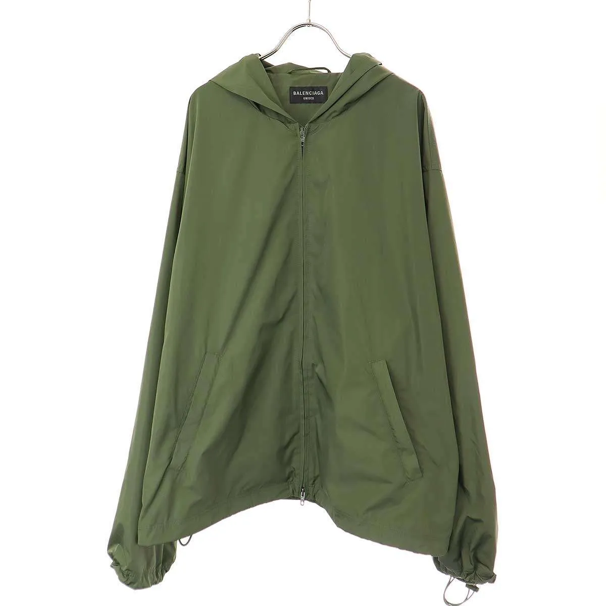 BALENCIAGA バレンシアガ 24SS フーデッドナイロン ロゴジャケット 776863 TP006