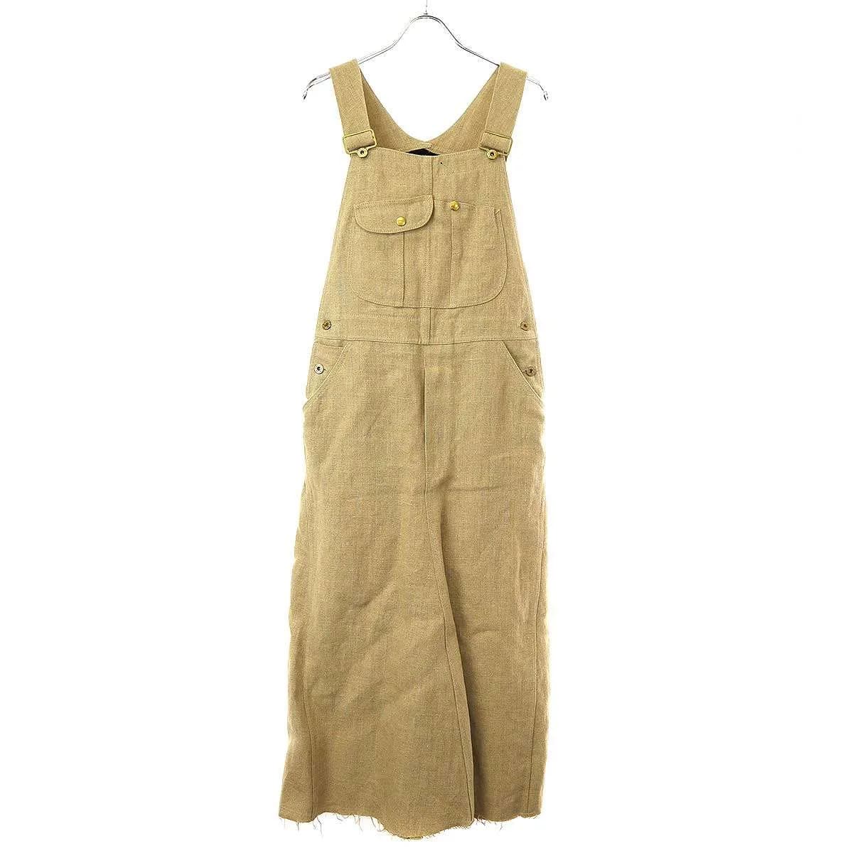 MADISON BLUE マディソンブルー 20SS JUMPER SKIRT MAXI HEAVY LINEN リネンジャンパースカート