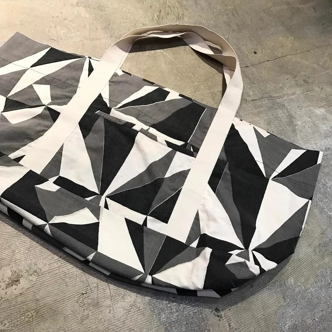 Rick Owens drkshdw 13SS ジオメトリックビッグトートバッグ
