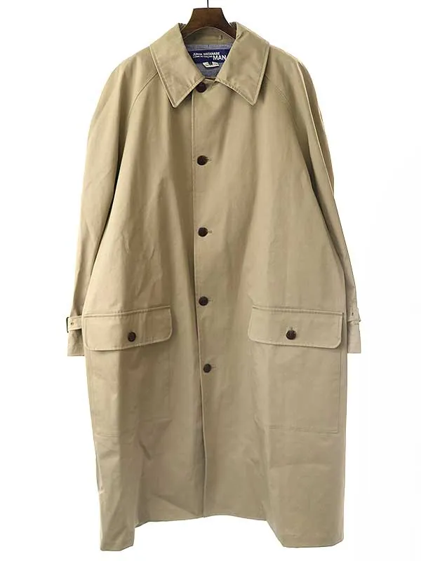 JUNYA WATANABE ジュンヤワタナベ コムデギャルソンマン 19AW チェック切替コットンステンカラーコート
