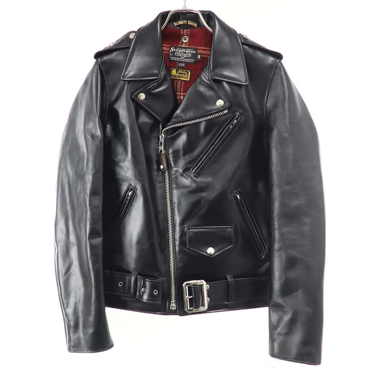 Schott ショット スペシャルホースハイド ダブルレザーライダースジャケット