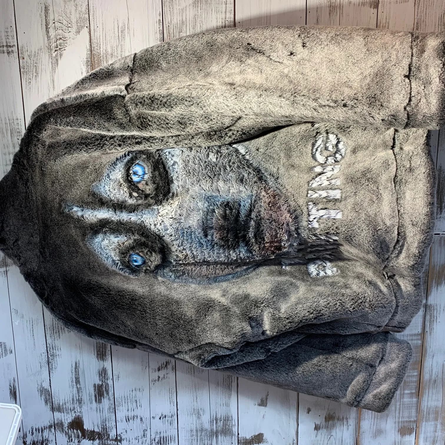 doublet doublet 18AW ANIMAL HAND-PAINTED FUR JACKET