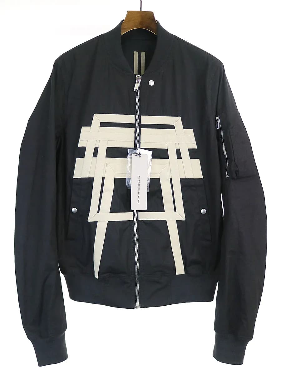 Rick Owens ダークシャドウ 20SS ストライプ ボンバージャケット ブルゾン