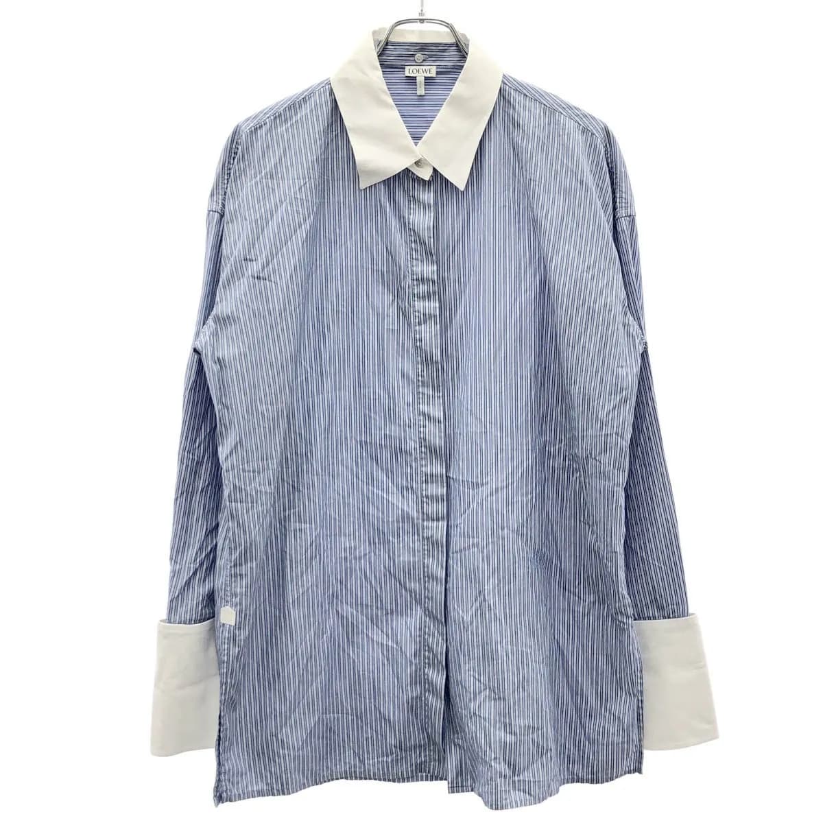 LOEWE ロエベ 23AW ストライプ デコンストラクテッド シャツ S359Y05X52