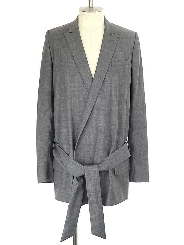 Dior HOMME ディオールオム 07SS ベルテッドロングジャケット