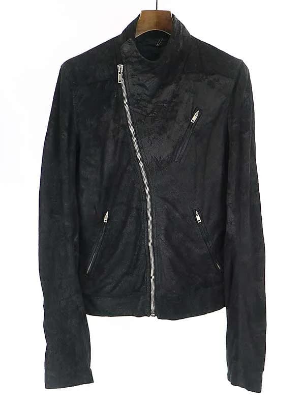 Rick Owens リックオウエンス 11SS Safari Biker デストロイ加工レザージャケット
