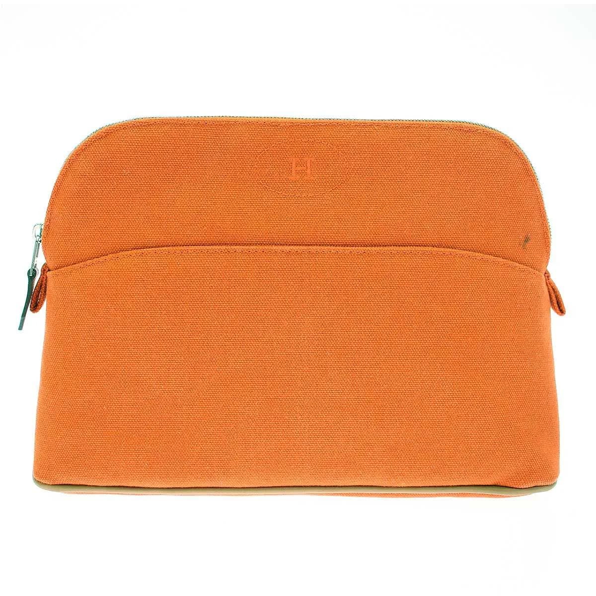HERMES エルメス Bolide Pouch MM ボリード キャンバスポーチ