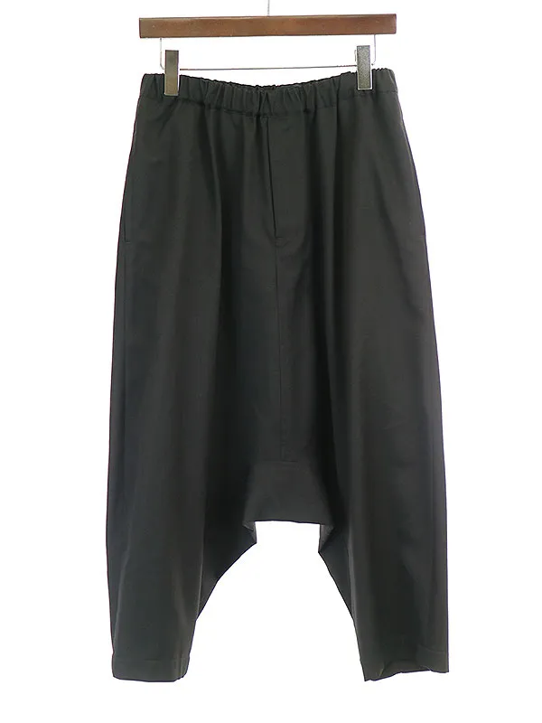 COMME des GARCONS ブラック コムデギャルソン 19SS ウールギャバジンイージーペンギンパンツ