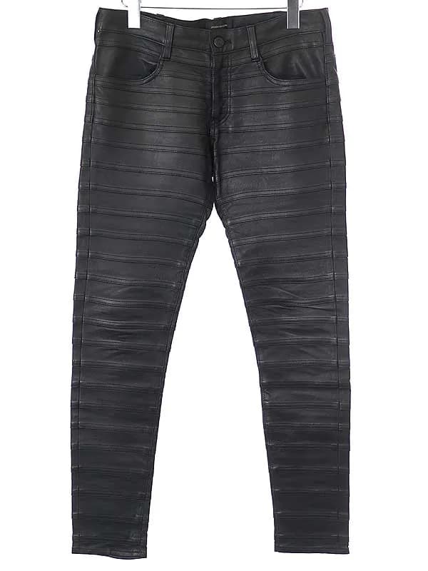 UNDERCOVER アンダーカバーイズム 14AW ラムレザーハギパンツ