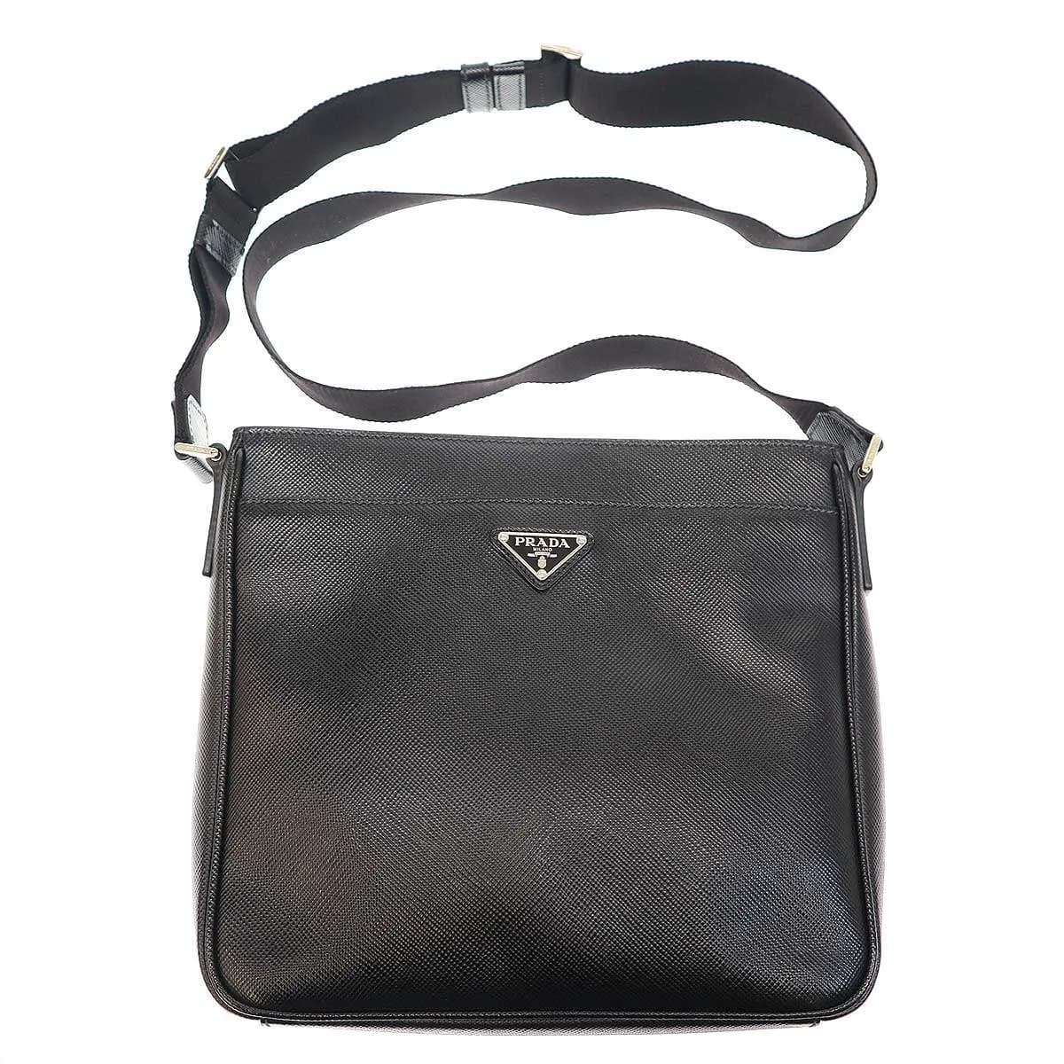 PRADA プラダ サフィアーノレザー ショルダーバッグ