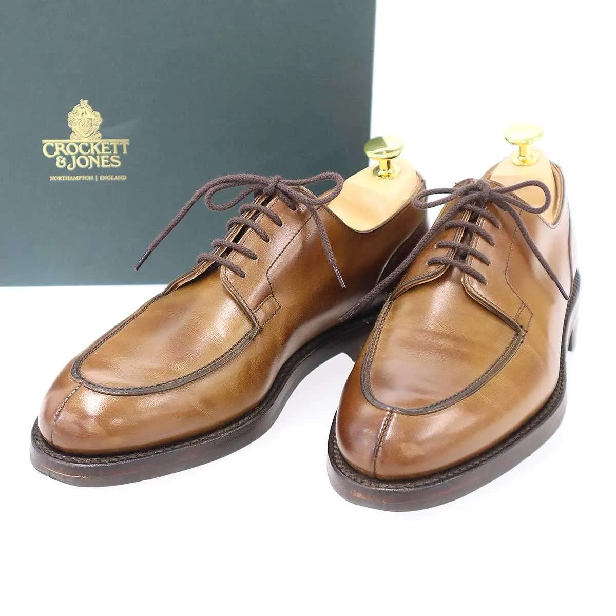 Crockett&Jones クロケット&ジョーンズ ASTON アストン Uチップレザーシューズ 20301A-B02R2