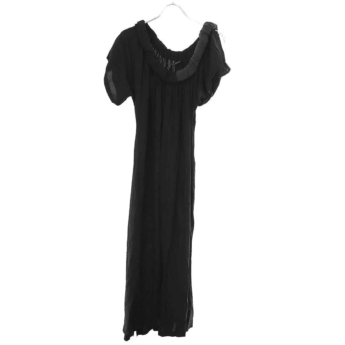 Yohji Yamamoto ヨウジヤマモト ファム 2002SS アシンメトリー ノースリーブレーヨンドレスワンピース