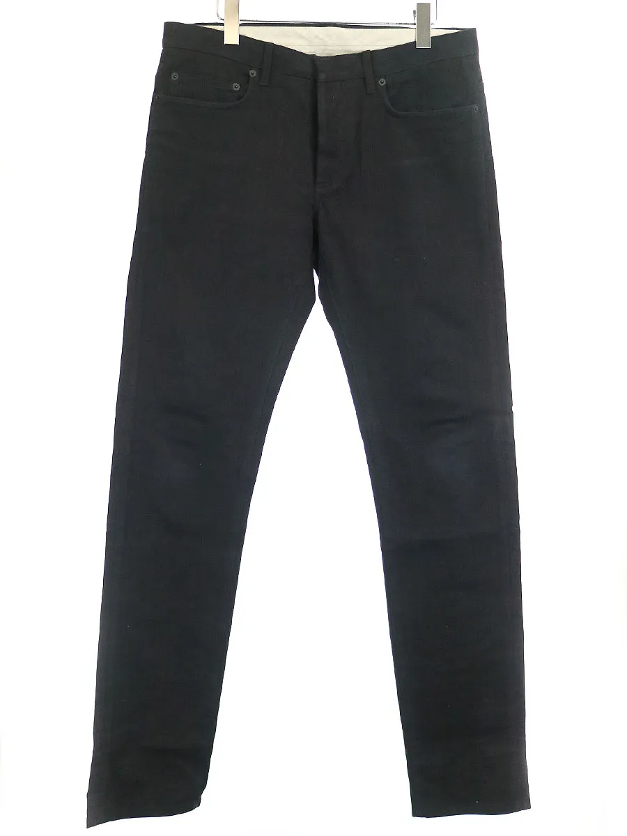Dior HOMME ディオールオム 12SS 裏地リネンデニムパンツ