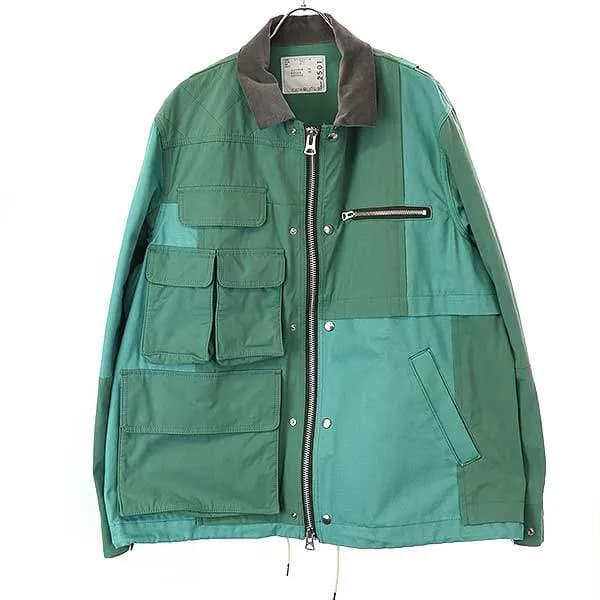 sacai サカイ 21SS Cotton Nylon Oxford Blouson コットンナイロンオックスフォードブルゾン 21-02501M