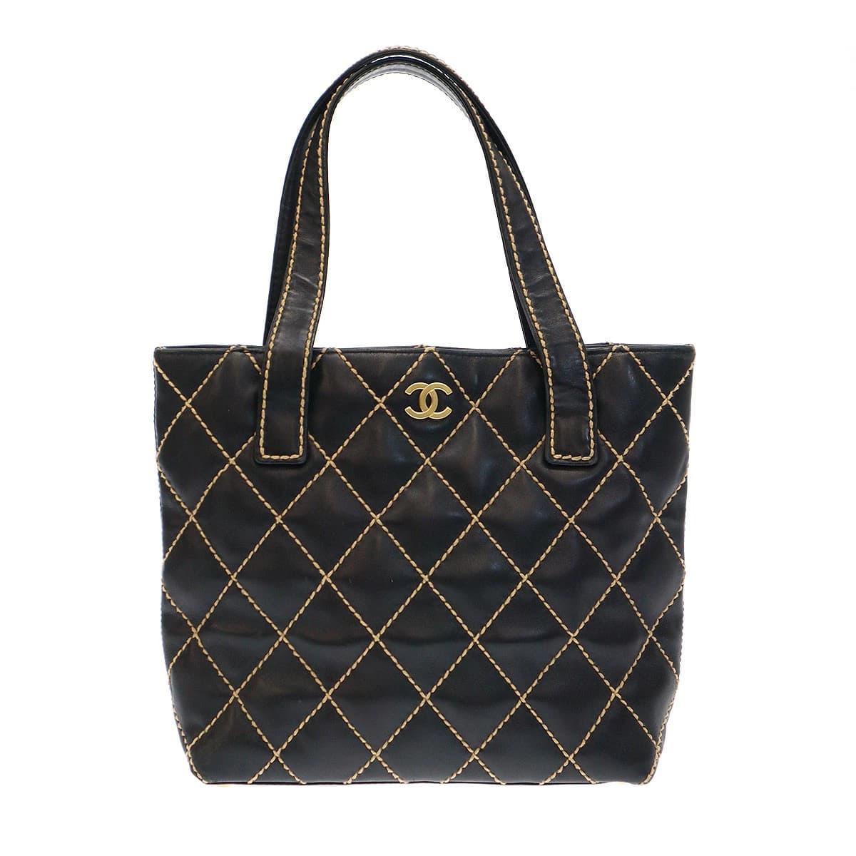 CHANEL シャネル ココマーク ワイルドステッチトートバッグ