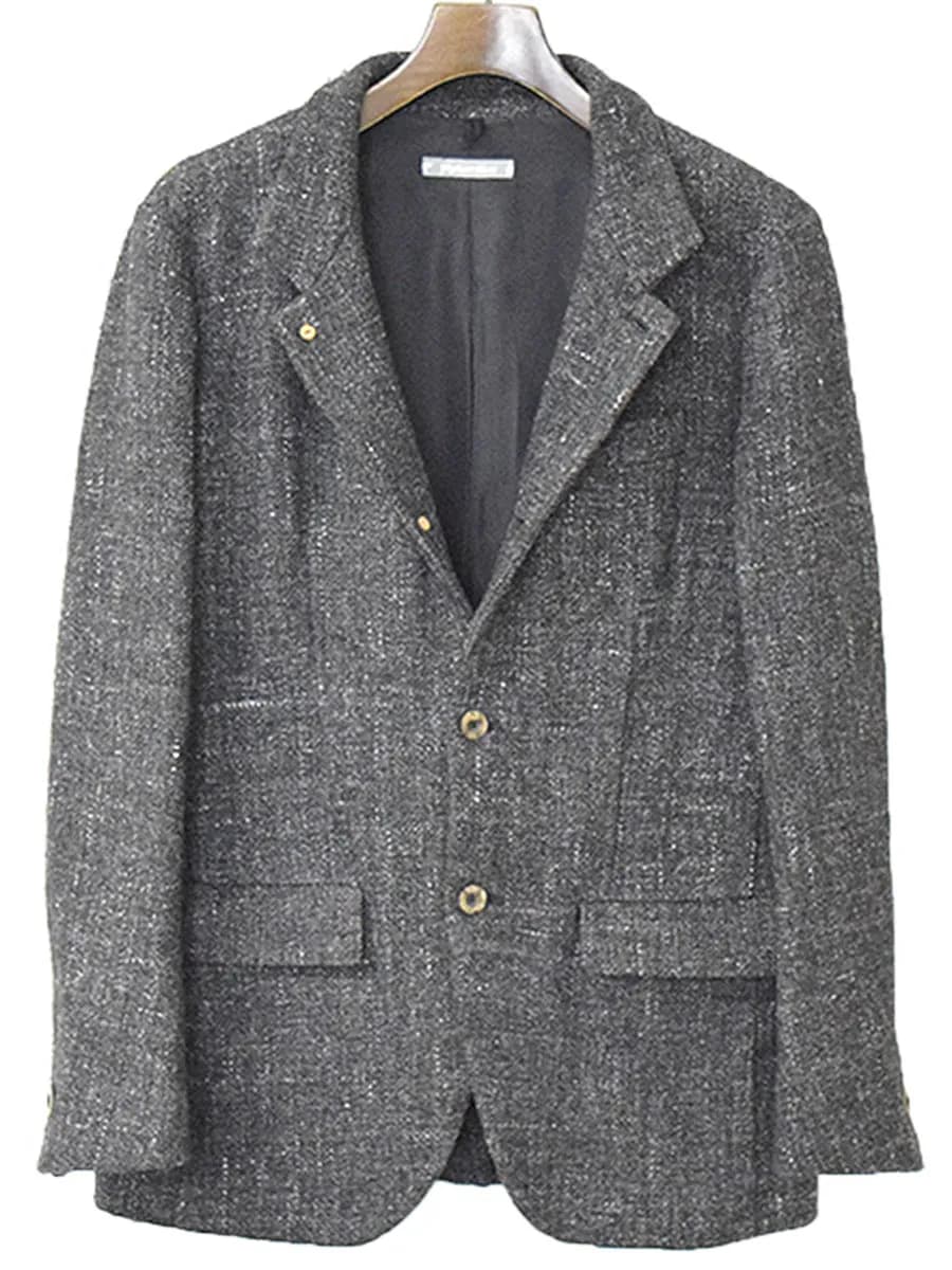 Elephant Blanc エレファンブラン 15AW 遠州ツイードスタンドカラージャケット