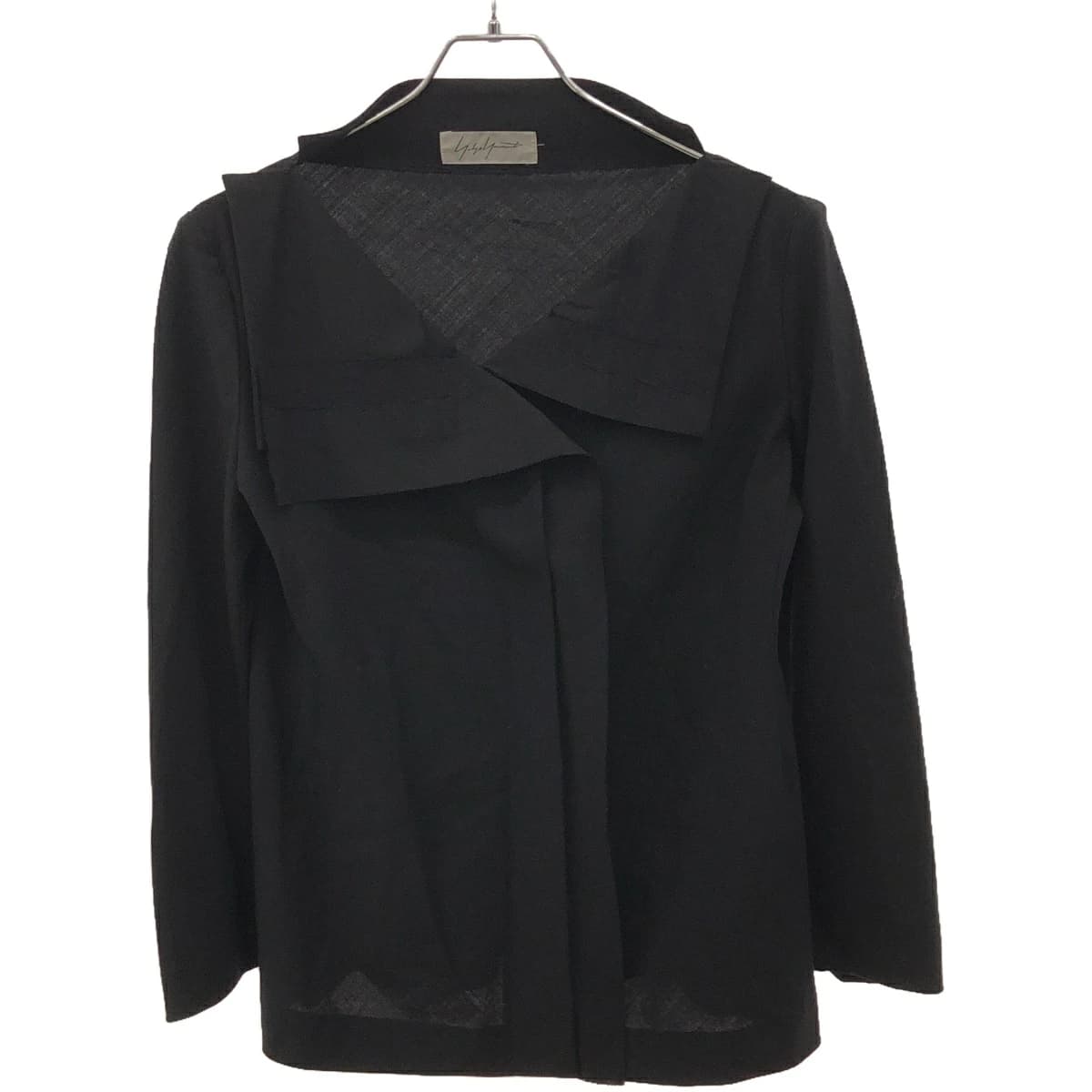 Yohji Yamamoto ヨウジヤマモト ファム ウールギャバジン裁断ジャケット FO-J07-100