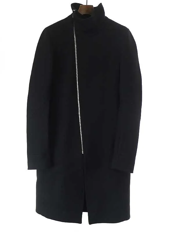 Rick Owens リックオウエンス 14AW TUBEWAY COAT ウールメルトンハイネックコート