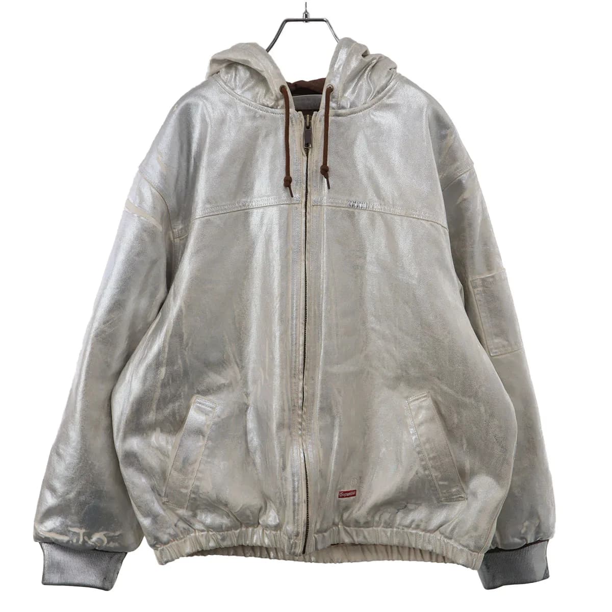 Supreme シュプリーム×エムエムシックス メゾン マルジェラ 24SS Foil Hooded Work Jacket ホイルフーデッドワークジャケット