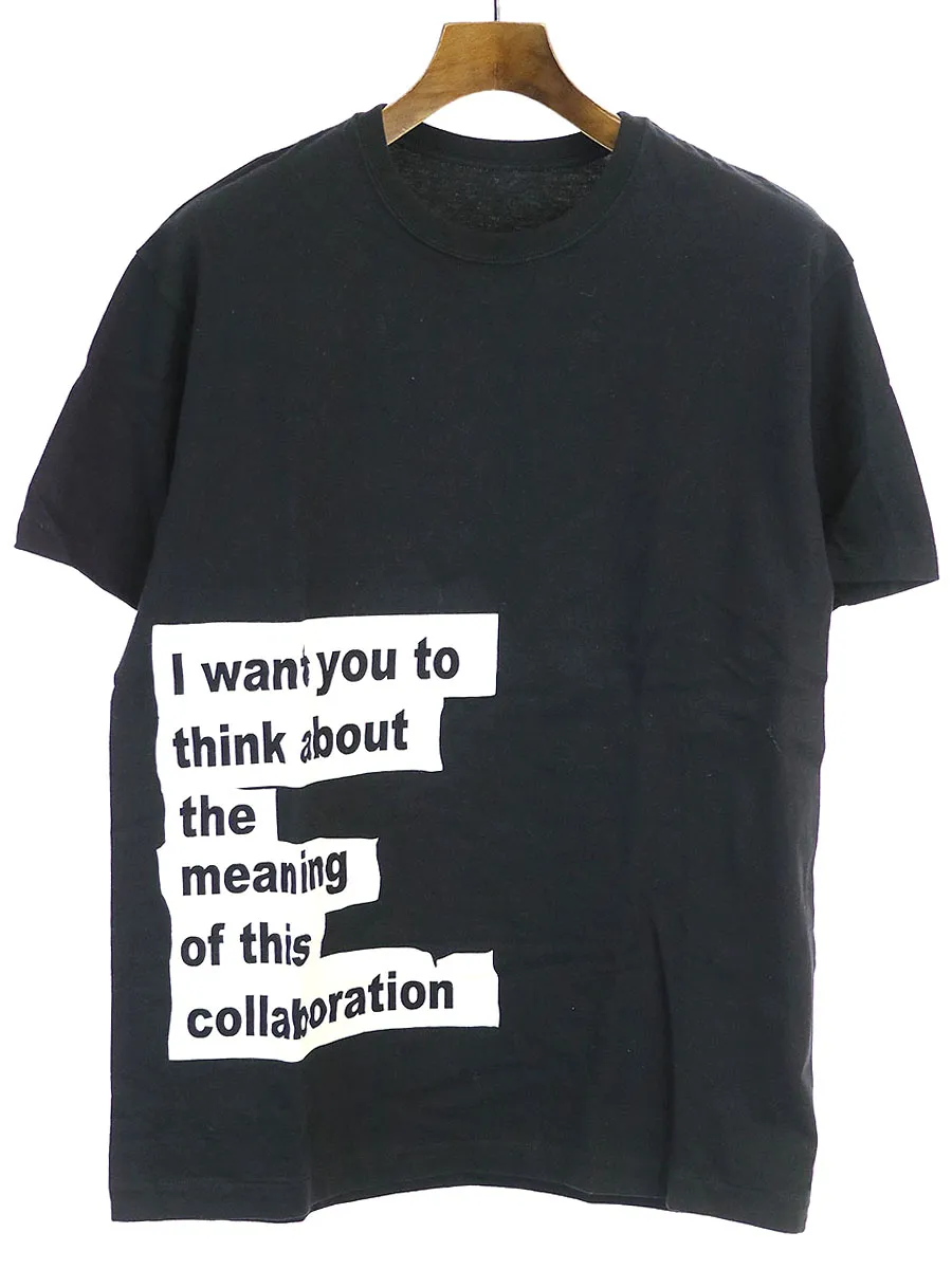 Yohji Yamamoto サイト バイ ヨウジヤマモト 19AW メッセージプリントTシャツ