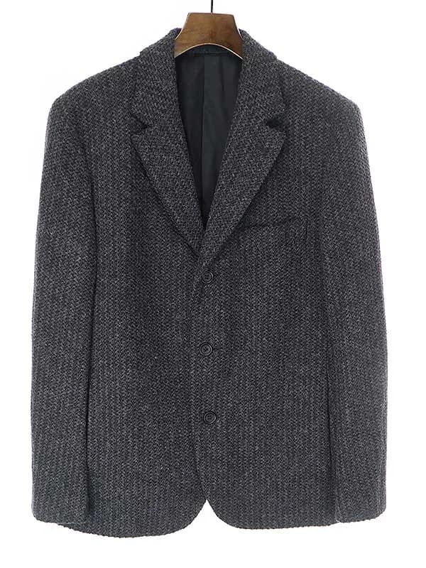 ISSEY MIYAKE イッセイミヤケ メン ウール3Bテーラードジャケット