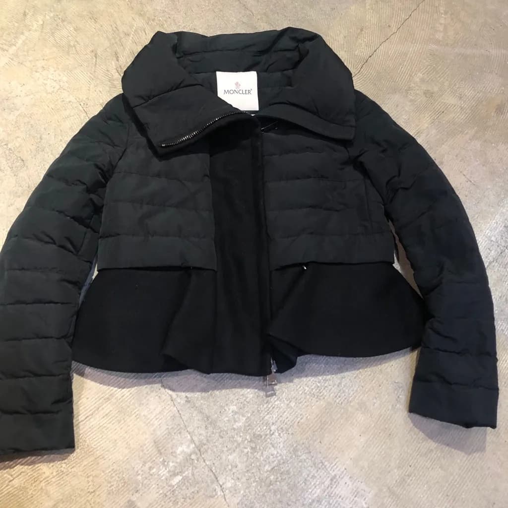 MONCLER MONCLER 13AW PREMIERE PELTEE ペプラムダウンジャケット