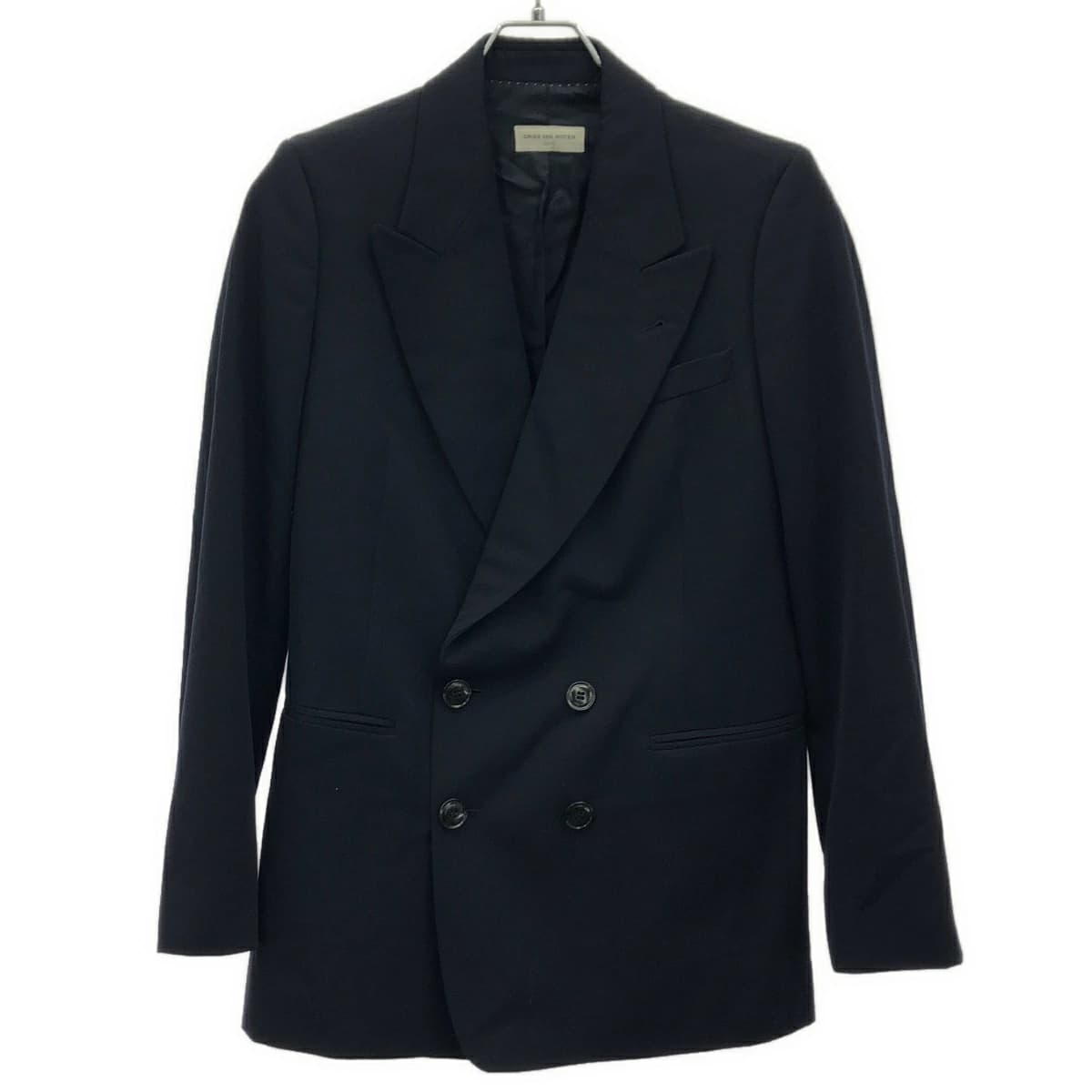 DRIES VAN NOTEN ドリスヴァンノッテン 16SS ピークドラペルダブルブレステッドジャケット