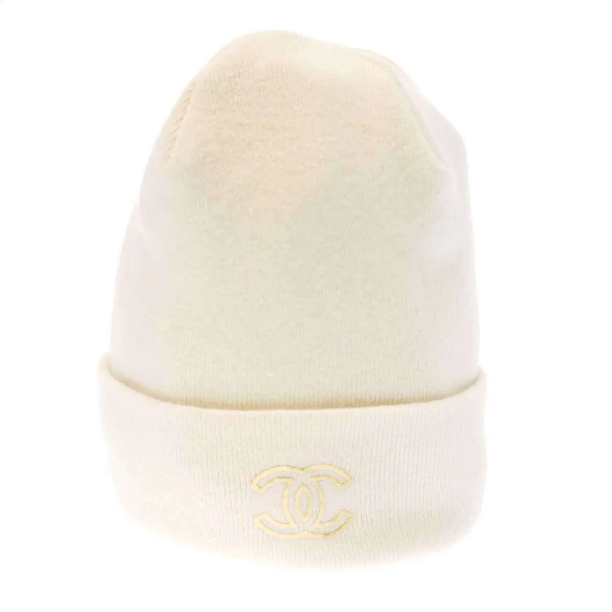 CHANEL シャネル ココマーク カシミヤビーニーニットキャップ