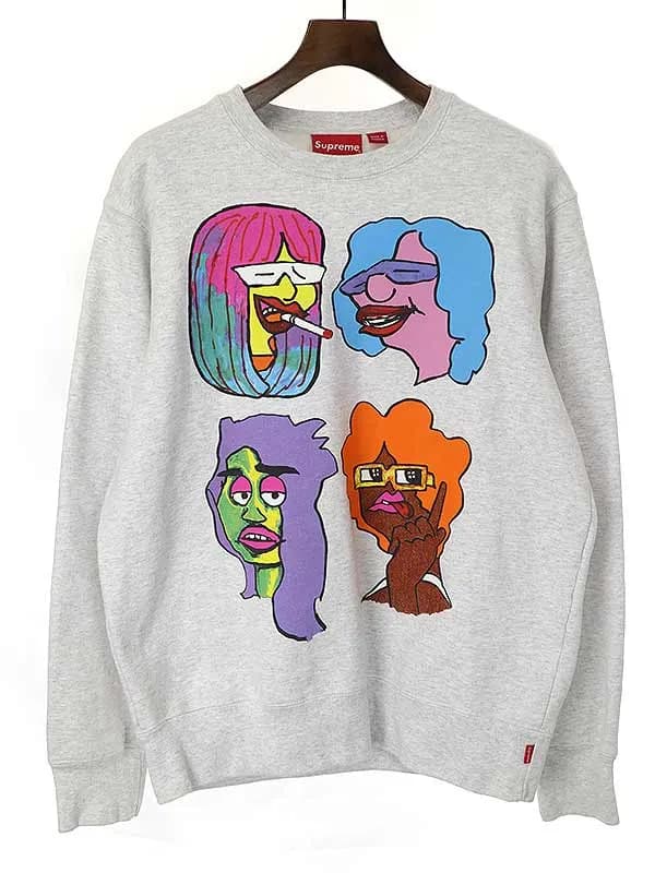 Supreme シュプリーム 17AW gonz heads crewneck スウェットトレーナー