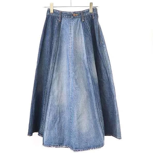 CELINE セリーヌ 20SS ウォッシュドデニムロングスカート