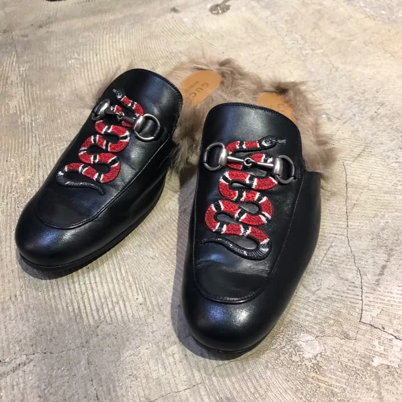 GUCCI GUCCI スネーク刺繍プリンスタウン