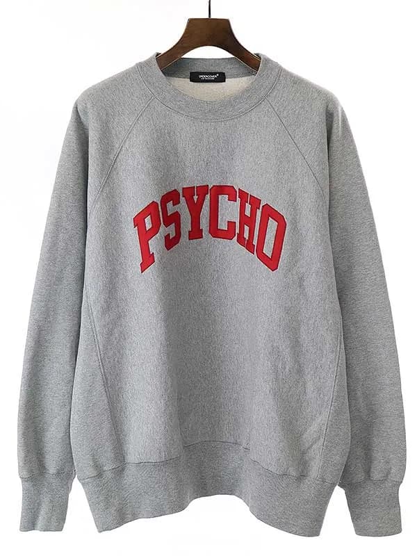 UNDERCOVER アンダーカバー 22AW Psycho Sweatshirt パッチ刺繍クルーネックスウェット