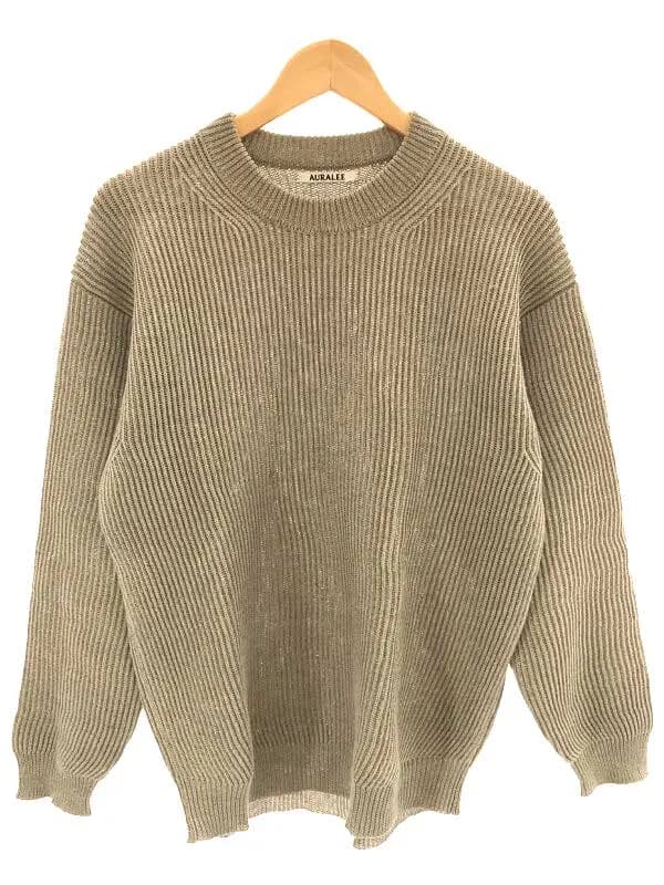 AURALEE オーラリー 21SS HEMP RIB PO ヘンプニットセーター