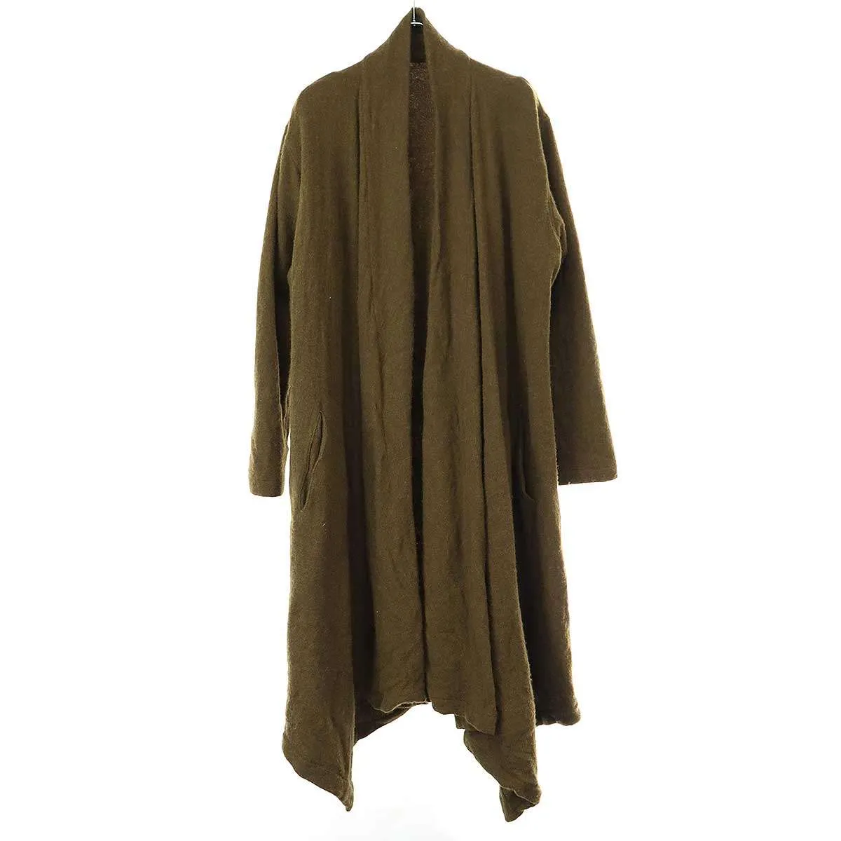 Yohji Yamamoto グラウンド ワイ 22AW 縮絨ウールサージショールコート