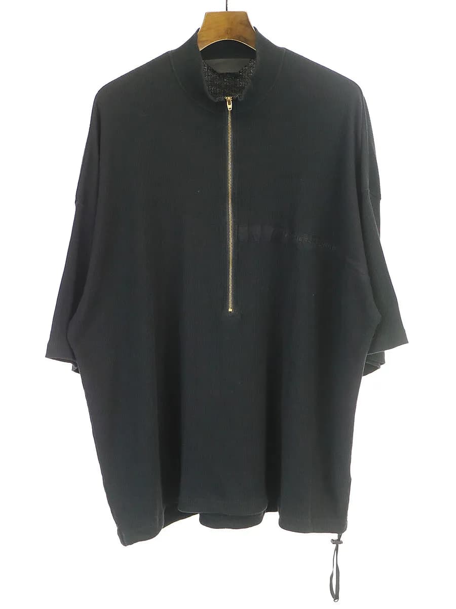 ESSAY エッセイ 18SS TS-02 HALFZIP T-SHIRT ハーフジップオーバーサイズTシャツ